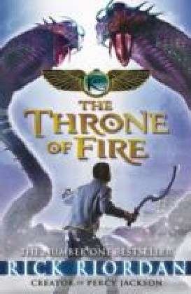 Cover for Rick Riordan · The Throne of Fire (The Kane Chronicles Book 2) - The Kane Chronicles (Paperback Book) (2012)