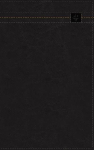 Cover for Zondervan · NASB, Thinline Bible, Large Print, Leathersoft, Black, Red Letter, 2020 Text, Thumb Indexed, Comfort Print (Leather Book) [Large type / large print edition] (2021)