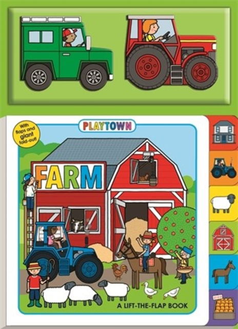 Cover for Roger Priddy · Playtown Farm Book &amp; Chunky Set (Hardcover Book) (2017)