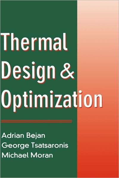 Cover for Bejan, Adrian (Duke University) · Thermal Design and Optimization (Inbunden Bok) (1995)
