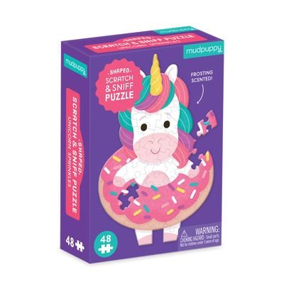 Cover for Mudpuppy · Unicorn Sprinkles 48 Piece Mini Scratch &amp; Sniff Puzzle (SPILL) (2023)