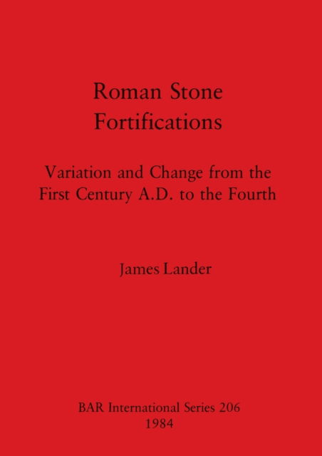Cover for James Lander · Roman stone fortifications (N/A) (1984)