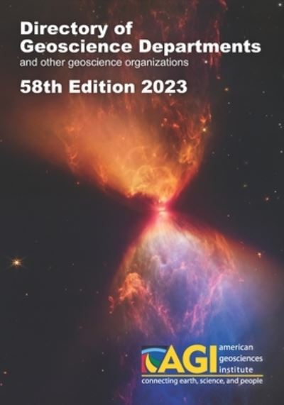 Cover for Christopher Keane · Directory of Geoscience Departments 58th Edition 2023 (Book) (2023)