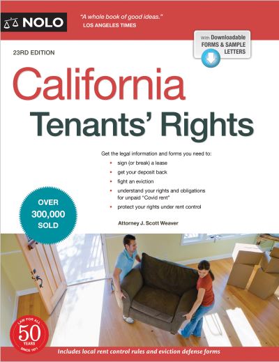 California Tenants' Rights - Janet Portman - Kirjat - NOLO - 9781413329674 - tiistai 26. heinäkuuta 2022