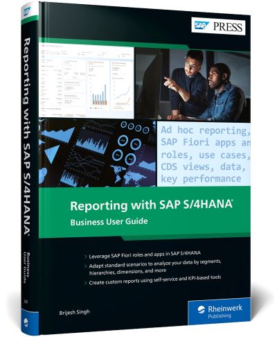 Cover for Brijesh Singh · Reporting with SAP S/4HANA (Book) (2022)