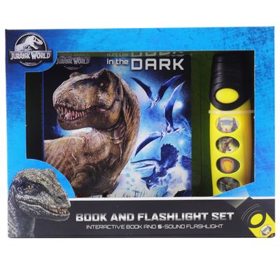 Cover for P I Kids · Jurassic World Dinosaurs In The Dark Glow Little Flashlight OP (Hardcover bog) (2021)