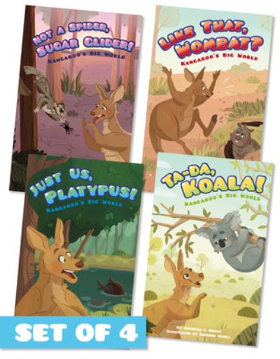 Cover for Michelle L. Brown · Kangaroo's Big World (Set of 4) (Hardcover Book) (2024)