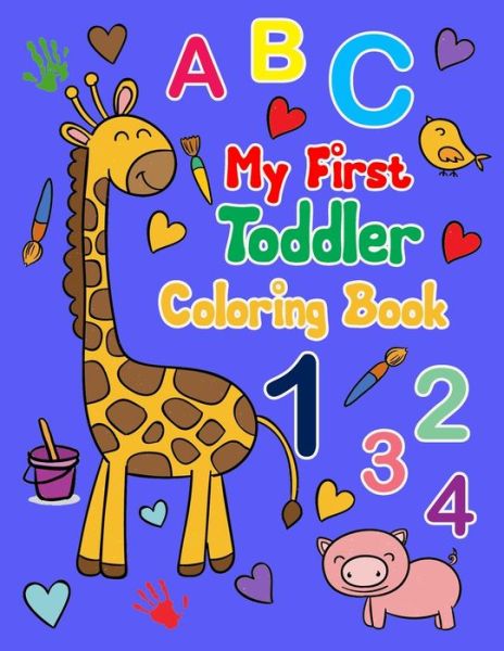 Cover for Susan Jones · My First Toddler Coloring Book (Paperback Book) (2019)