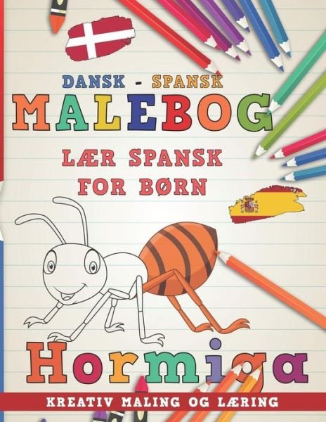 Cover for Nerdmediada · Malebog Dansk - Spansk I L (Paperback Bog) (2018)
