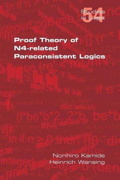 Cover for Norihiro Kamide · Proof Theory of N4-Paraconsistent Logics (Taschenbuch) (2015)