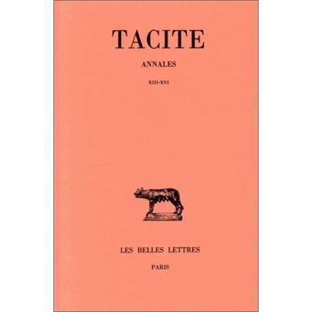 Cover for Tacite · Annales: Tome Iv : Livres Xiii-xvi. (Collection Des Universites De France Serie Latine) (French Edition) (Paperback Book) [French edition] (1924)