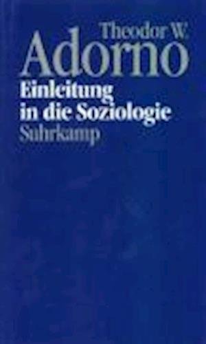 Cover for Theodor W. Adorno · Nachgel.schrift.4/15 Einl. (Bog)