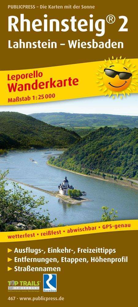 PublicPress Wanderk. Rheinsteig.2 - Publicpress - Libros - CRAENEN BVBA - 9783899204674 - 