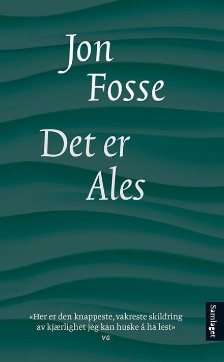 Cover for Fosse Jon · Det er Ales (Paperback Book) (2016)