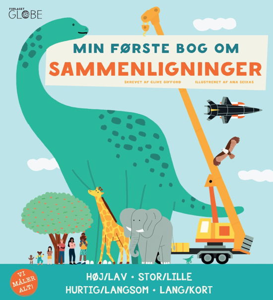 Cover for Min første bog om sammenligninger (Innbunden bok) [1. utgave] (2020)