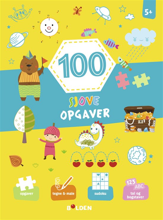 100 sjove opgaver: 100 sjove opgaver - fra 5 år -  - Bøger - Forlaget Bolden - 9788772054674 - 30. oktober 2020
