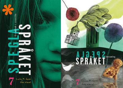 Cover for Åse Wewel · Spegla språket 7 Elevpaket, 1ex Grundbok+1ex Textsamling (Bok) (2019)