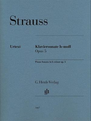 Cover for Richard Strauss · Piano Sonata b minor op. 5 (Paperback Book) (2020)
