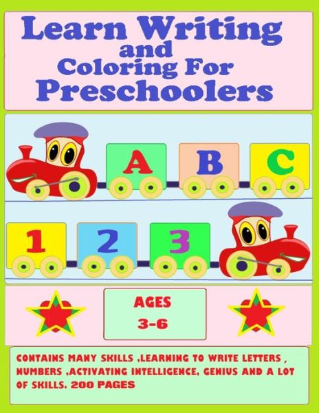 Cover for Ashraf Yousef Yousef · Learn Writing and Coloring For Preschoolers (Paperback Book) (2020)