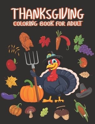 Cover for Ssr Press · Thanksgiving Coloring books for adults (Pocketbok) (2020)