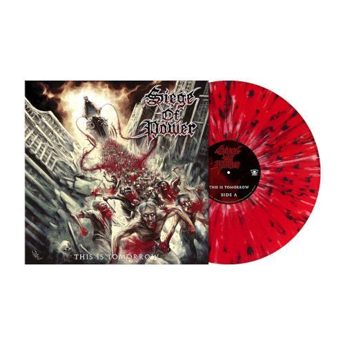 Cover for Siege Of Power · This Is Tomorrow (Red Base Splatter Vinyl LP) (LP) (2023)