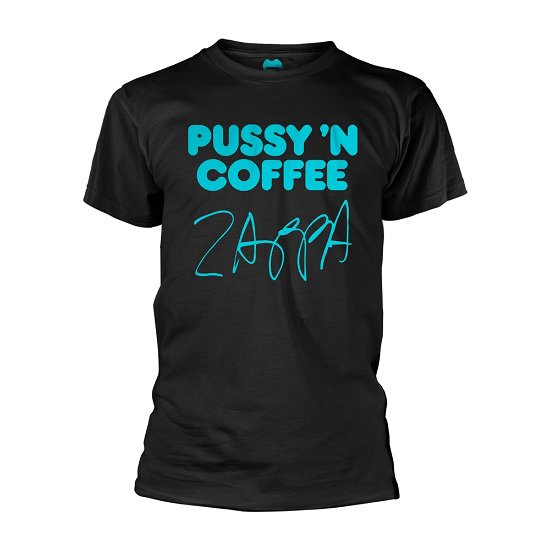 Cover for Frank Zappa · Pussy N Coffee (Black) (T-shirt) [size M] [Black edition] (2019)