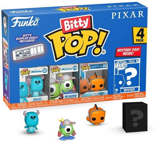 Funko Bitty Pop Pixar Monsters Inc 4 Pack - Bitty Pop Pixar - Produtos - Funko - 0889698754675 - 9 de outubro de 2024