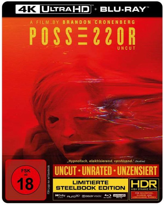 Cover for Brandon Cronenberg · Possessor-limited 2-disc Uncut Steelbook-edition (4K Ultra HD) (2022)