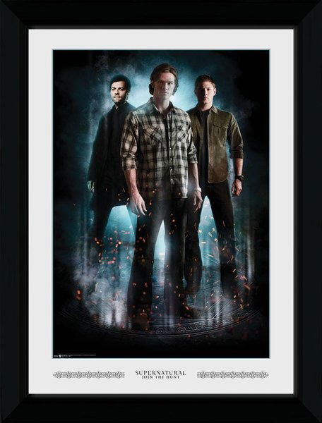 Trio Framed Print 50cm x 70cm - Supernatural - Mercancía - SUPERNATURAL - 5028486395675 - 