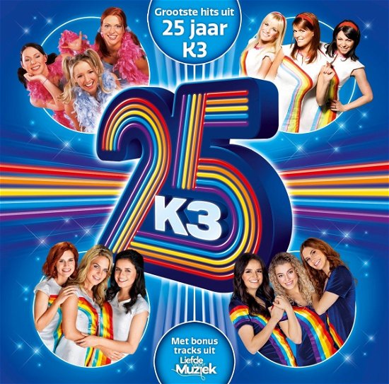Cover for K3 · Grootste Hits Uit 25 Jaar K3 (CD) (2023)