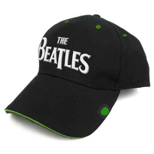 Cover for The Beatles · The Beatles Unisex Baseball Cap: Drop T Logo Sandwich Peak (Badge) (Bekleidung) [Black - Unisex edition]