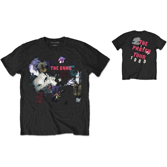The Cure Unisex T-Shirt: The Prayer Tour 1989 (Back Print) - The Cure - Merchandise - Bravado - 5055979967675 - 12. desember 2016