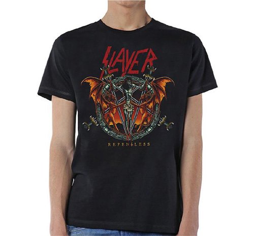 Slayer Unisex T-Shirt: Demon Christ Repentless - Slayer - Marchandise - Global - Apparel - 5055979996675 - 