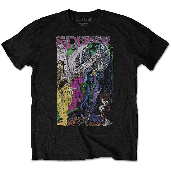 Syd Barrett Unisex T-Shirt: Fairies - Syd Barrett - Fanituote -  - 5056170671675 - 