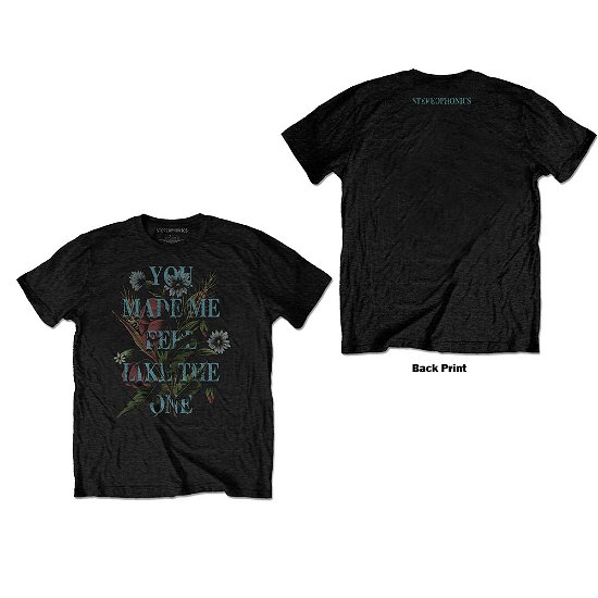 Stereophonics Unisex T-Shirt: Make Me Feel… (Back Print) - Stereophonics - Merchandise -  - 5056368627675 - 
