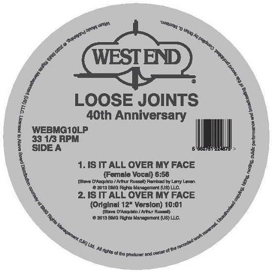 Is It All Over My Face - Loose Joints - Musik - WEST END - 5060731224675 - 17. april 2020
