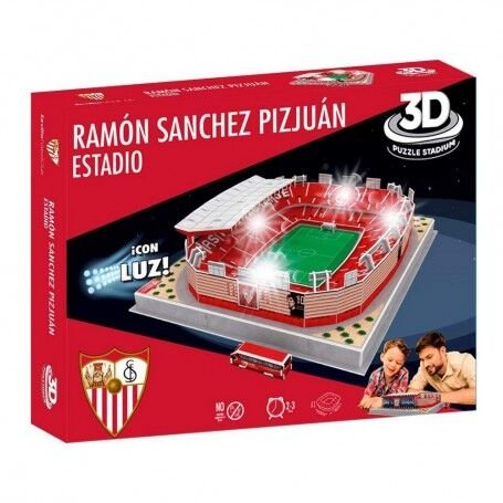 3D Stadium Puzzles  Sevilla LED Puzzles - 3D Stadium Puzzles  Sevilla LED Puzzles - Brettspill -  - 8436573613675 - 