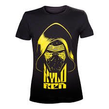 Cover for Star Wars · Star Wars - Kylo Ren Yellow Print (T-Shirt Unisex Tg. 2XL) (Bekleidung)