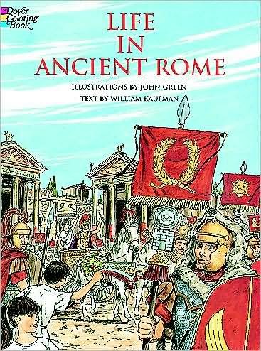 Cover for John Green · Life in Ancient Rome - Dover History Coloring Book (Paperback Book) (2000)