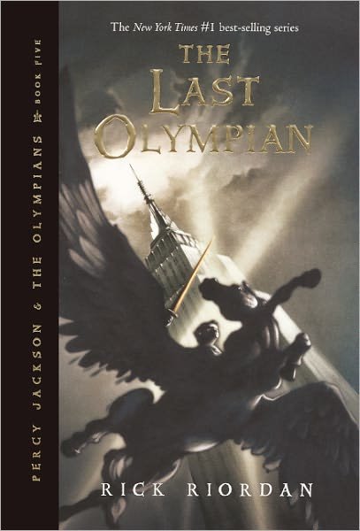 Cover for Rick Riordan · The Last Olympian (Percy Jackson and the Olympians, Book 5) (Innbunden bok) [Reprint edition] (2011)