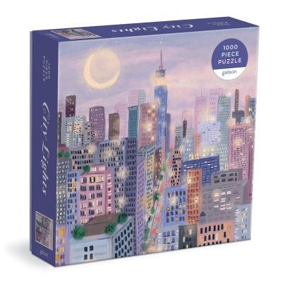 Cover for Galison · City Lights 1000 Pc Puzzle In a Square box (SPIEL) (2022)