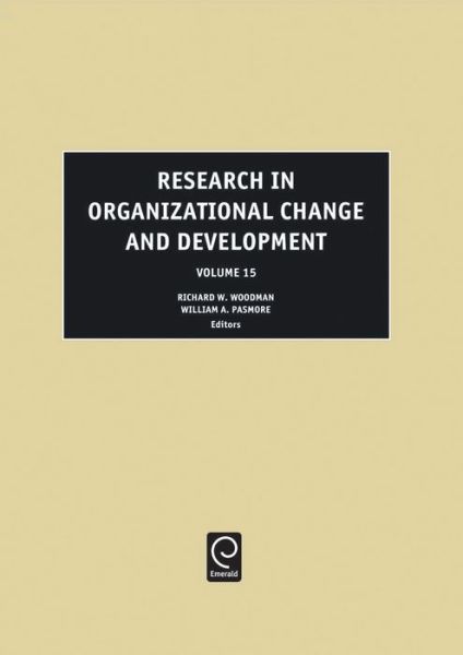 Cover for Woodman · Research in Organizational Change and Development - Research in Organizational Change and Development (Hardcover Book) (2005)