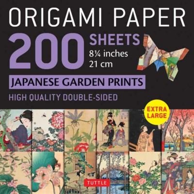Origami Paper 200 sheets Japanese Garden Prints 8 1/4" 21cm: Double Sided Origami Sheets With 12 Different Prints (Instructions for 6 Projects Included) - Tuttle Studio - Bøker - Tuttle Publishing - 9780804853675 - 2. mars 2021