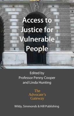 Cover for Penny Cooper · Access to Justice for Vulnerable People (Hardcover Book) (2018)