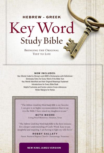 Cover for Amg Publishers · Hebrew-Greek Key Word Study Bible-NKJV (Hardcover Book) (2015)