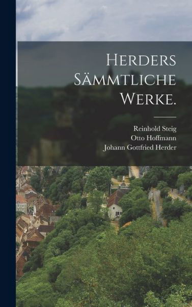 Cover for Johann Gottfried Herder · Herders Sämmtliche Werke (Book) (2022)
