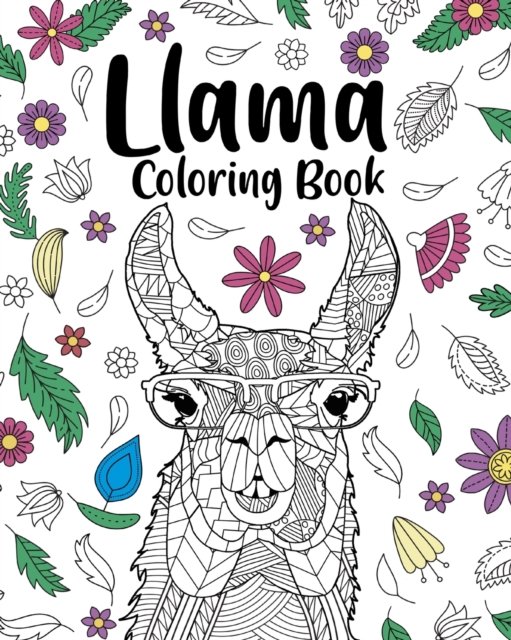 Cover for Paperland · Llama Coloring Book (Paperback Book) (2024)