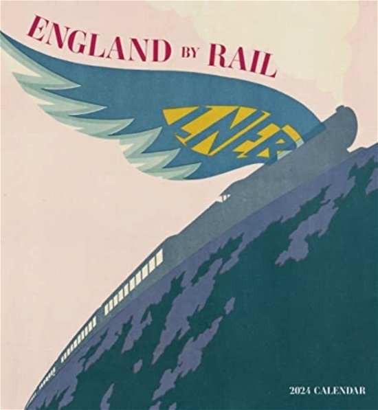 Cover for Pomegranate · England by Rail 2024 Wall Calendar (Paperback Book) (2023)