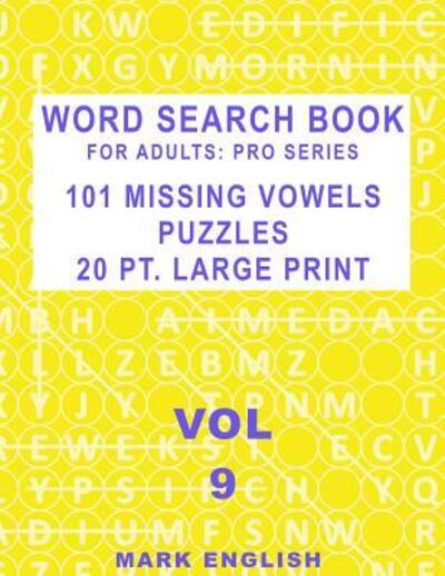 Cover for Mark English · Word Search Book For Adults (Paperback Book) (2019)