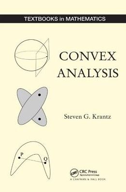 Cover for Steven G. Krantz · Convex Analysis - Textbooks in Mathematics (Hardcover Book) (2017)